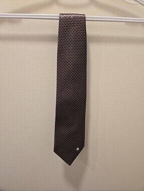 Vintage Alfred Dunhill 100% Silk Tie Hand Made W 4 x L 57 in